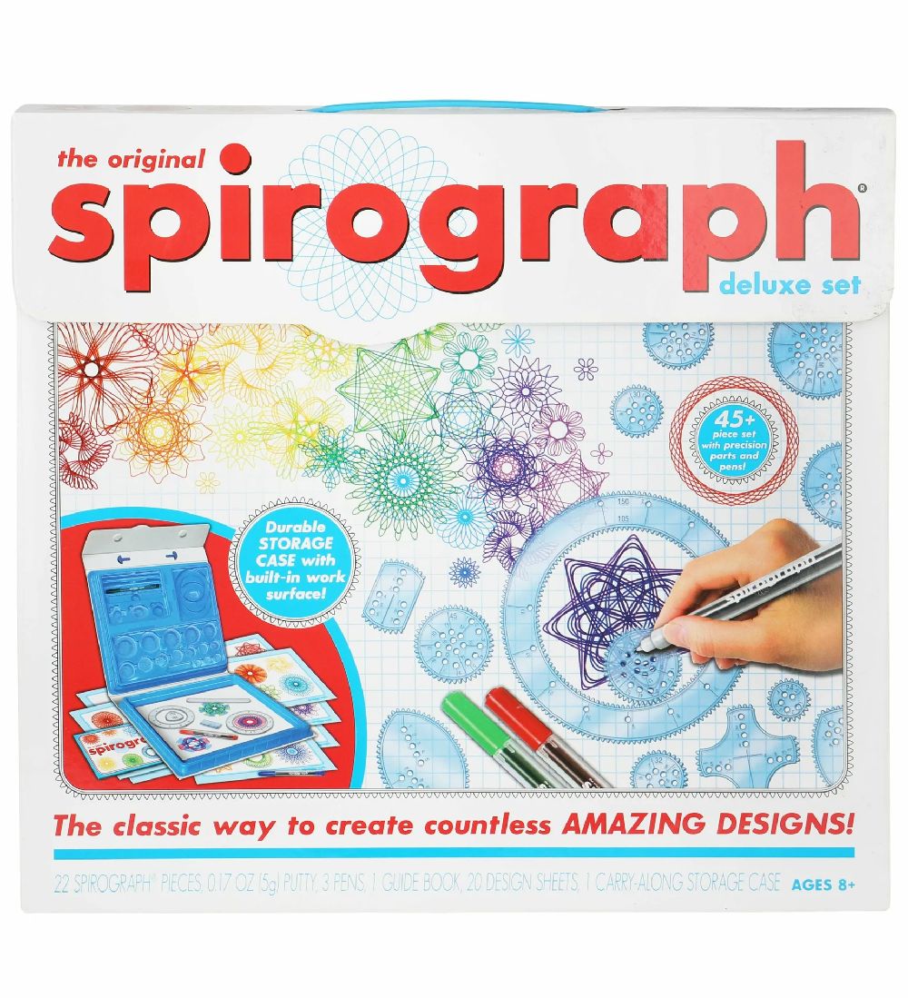 Spirograph Malset - 45 Teile - Deluxe Satz - Spirograph - One Size - Kreatives Spielset Spirograph Malset - 45 Teile - Deluxe Satz - Spirograph - One Size - Kreatives Spielset von Spirograph