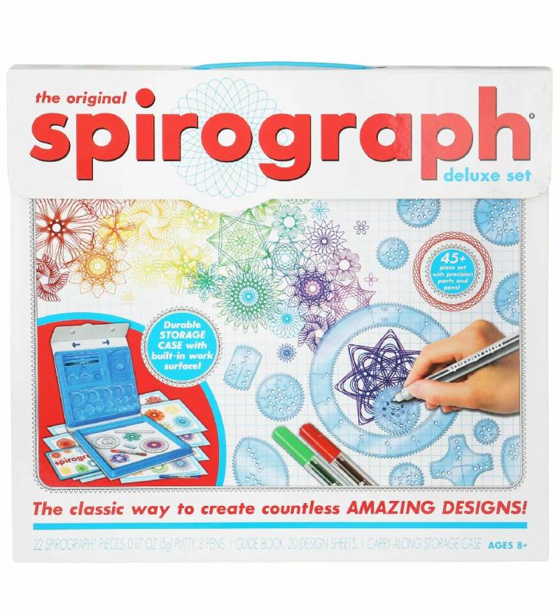 Spirograph Malset - 45 Teile - Deluxe Satz - Spirograph - One Size - Kreatives Spielset Spirograph Malset - 45 Teile - Deluxe Satz - Spirograph - One Size - Kreatives Spielset von Spirograph
