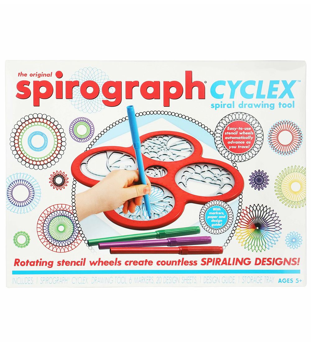 Spirograph Malset - Cyclex Zeichenwerkzeug - Spirograph - One Size - Kreatives Spielset Spirograph Malset - Cyclex Zeichenwerkzeug - Spirograph - One Size - Kreatives Spielset von Spirograph
