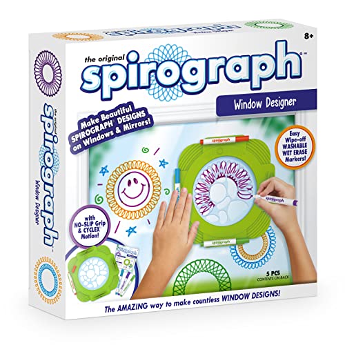 Spirograph SP106 Fensterdesigner Spielzeug zum Zeichnen von Fenstern und Spiegeln, Small von Spirograph
