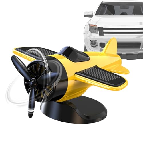 Spizummp Armaturenbrett-Dekoration, rotierendes Flugzeug-Ornament, solarbetrieben, cooles Spielzeug für LKW, Fahrzeug, Arbeitsplatz, Zuhause, Schreibtisch, Tischplatte Spizummp Armaturenbrett-Dekoration, rotierendes Flugzeug-Ornament, solarbetrieben, cooles Spielzeug für LKW, Fahrzeug, Arbeitsplatz, Zuhause, Schreibtisch, Tischplatte von Spizummp