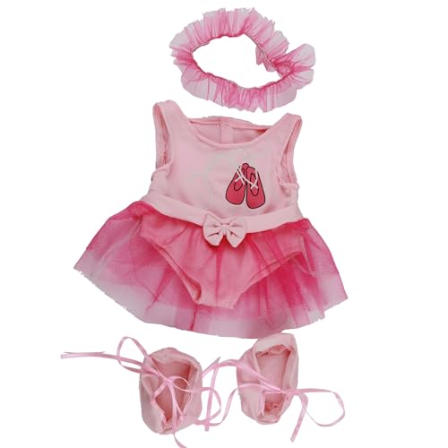 25cm rosa Ballett-Outfit - Teddybär Kleidung - Teddybär Nicht enthalten von Splodge Teddy Parties