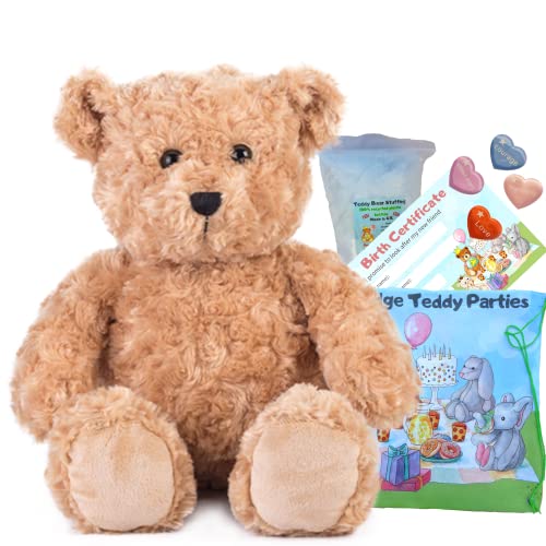 Klassischer Braunbär - Teddybären zum Selbermachen - Basteln Sie Ihren eigenen Teddybär - 40cm von Splodge Teddy Parties