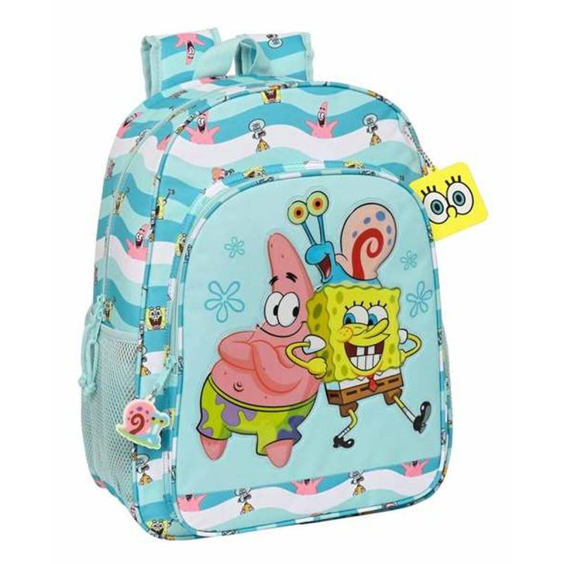 Schultüte Spongebob Stay positive Blau Weiß von Spongebob