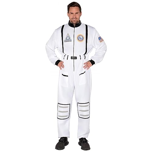 Spooktacular Creations Astronautenkostüm für Erwachsene, Männer, Raumfahrtanzug, Outfit für Halloween-Ankleideparty, Cosplay-M Spooktacular Creations Astronautenkostüm für Erwachsene, Männer, Raumfahrtanzug, Outfit für Halloween-Ankleideparty, Cosplay-M von Spooktacular Creations
