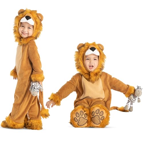 Spooktacular Creations Baby Lion Costume Cute Animal Print Costume Suit (12-18 Months) von Spooktacular Creations