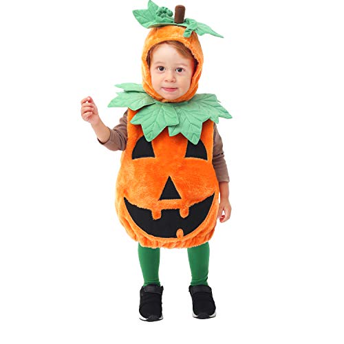 Spooktacular Creations Baby Pumpkin Costume Deluxe Set for Toddler/Infant Halloween Party Dress Up, Role Play and Cosplay (Toddler(3-4yrs)) von Spooktacular Creations