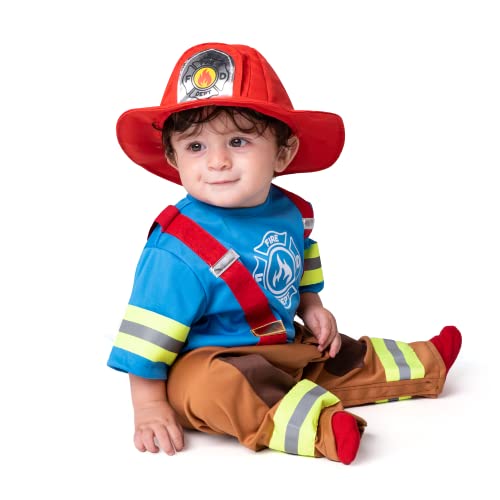 Spooktacular Creations Baby Unisex Mini Feuerwehrmann-Kostüm, Feuerwehrmann Halloween Kostüm für Kleinkinder, Jungen, Mädchen, Kleinkinder, Schule, Event, Party, Verkleidung Spooktacular Creations Baby Unisex Mini Feuerwehrmann-Kostüm, Feuerwehrmann Halloween Kostüm für Kleinkinder, Jungen, Mädchen, Kleinkinder, Schule, Event, Party, Verkleidung von Spooktacular Creations