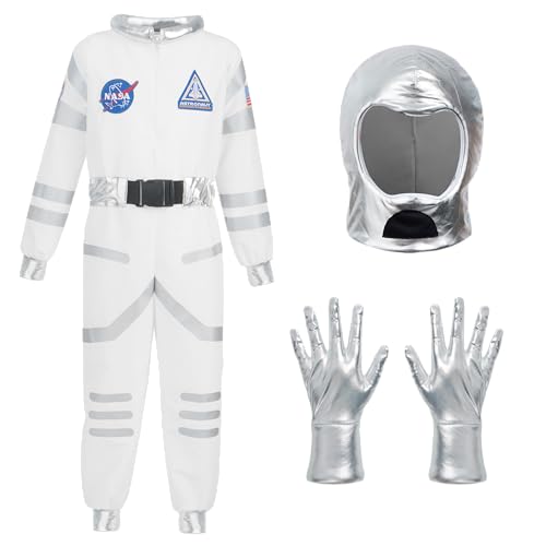 Spooktacular Creations Blau Astronaut Kostüm mit Helm für Kinder, Raumanzug, Space Jumpsuit, Halloween Astronaut NASA Kostüm für Jungen Mädchen Pretend Role Play Dress Up Spooktacular Creations Blau Astronaut Kostüm mit Helm für Kinder, Raumanzug, Space Jumpsuit, Halloween Astronaut NASA Kostüm für Jungen Mädchen Pretend Role Play Dress Up von Spooktacular Creations