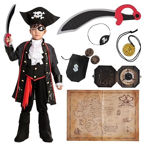 Spooktacular Creations Child Boy Pirate Costume (Large (10-12 yrs)) von Spooktacular Creations