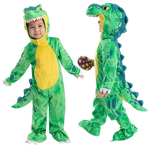 Spooktacular Creations Child Green T-Rex Costume for Halloween Trick or Treating Dinosaur Dress-up Pretend Play (Medium (8-10 yrs)) von Spooktacular Creations