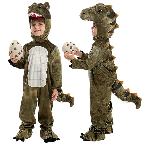 Spooktacular Creations Child Unisex T-rex Realistic Dinosaur Costume for Halloween Child Dinosaur Dress Up Party, Role Play and Cosplay (Medium (8-10 yrs)) von Spooktacular Creations
