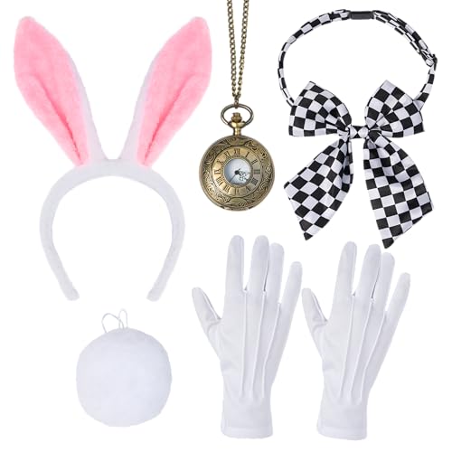 Spooktacular Creations Damen Bunny Kostüm Zubehör Kit Weiß, Weiss/opulenter Garten, Standard von Spooktacular Creations