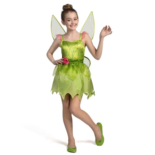 Spooktacular Creations Fee Kostüm für Mädchen, Grünes Kleid, Fee Tutu Kleid für Halloween Dress Up von Spooktacular Creations