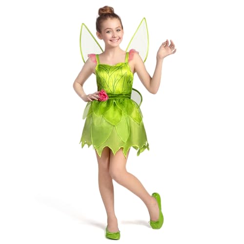 Spooktacular Creations Fee Kostüm für Mädchen, Grünes Kleid, Fee Tutu Kleid für Halloween Dress Up Spooktacular Creations Fee Kostüm für Mädchen, Grünes Kleid, Fee Tutu Kleid für Halloween Dress Up von Spooktacular Creations