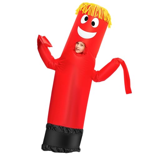 Spooktacular Creations Halloween Aufblasbare Kostüm für Kinder Röhrchen Tänzer winken Arm Halloween Tube Kostüm Kinder-Rot Spooktacular Creations Halloween Aufblasbare Kostüm für Kinder Röhrchen Tänzer winken Arm Halloween Tube Kostüm Kinder-Rot von Spooktacular Creations