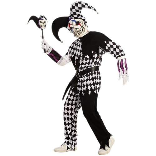 Spooktacular Creations Halloween Böser Narr Clown Kinder Kostüm mit Maske für gruselige Clown Kostüm Party von Spooktacular Creations