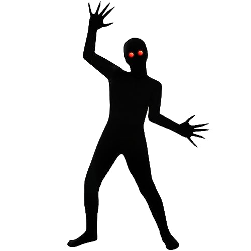 Spooktacular Creations Halloween Fade Ly Shadow Dämon Kostüm für Kinderjungen Halloween-Dress-up-Party, Rollenspiel (L (10-12 yr)) von Spooktacular Creations