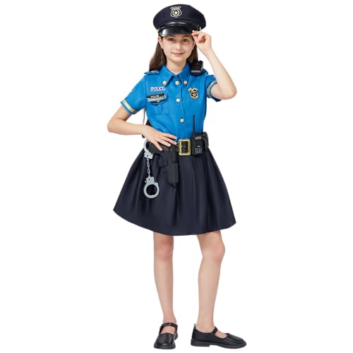 Spooktacular Creations Halloween Kind Mädchen Polizei Kostüm hellblau Stil von Spooktacular Creations
