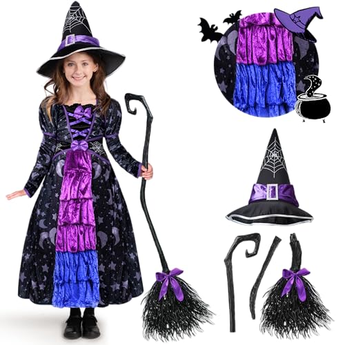 Spooktacular Creations Halloween Girl's Lila Hexe Kostüm Sterne und Mond für Vorgeben Spielen von Spooktacular Creations