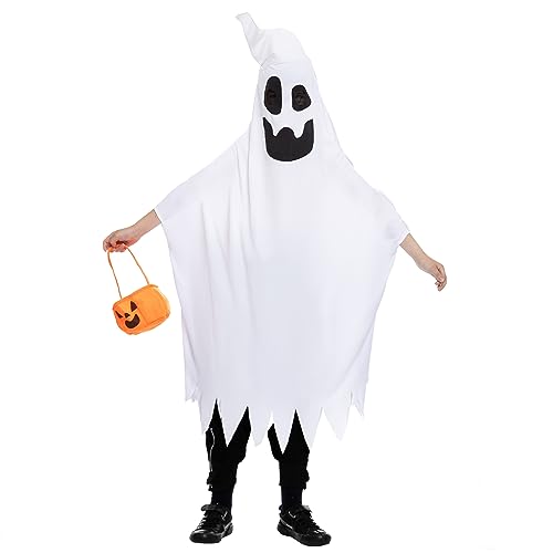 Spooktacular Creations Geist Geister umhang Kinder kostüm für Halloween Süßes oder Saures XS (3-4 Jahre) von Spooktacular Creations