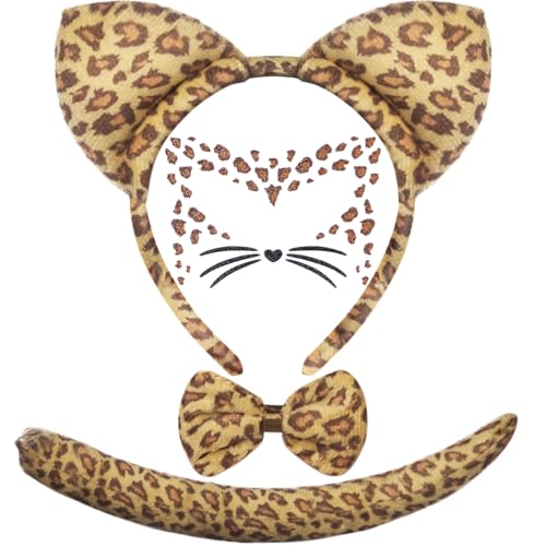 Spooktacular Creations Leoparden-Kostüm-Zubehör-Set für Kinder und Erwachsene Spooktacular Creations Leoparden-Kostüm-Zubehör-Set für Kinder und Erwachsene von Spooktacular Creations