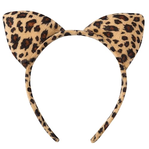 Spooktacular Creations Haarreif Leopardenohren, Leoparden Stirnband, Kopfschmuck, Leoparden Kostüm Set für Kinder Karneval Party Dekoration Zubehör Spooktacular Creations Haarreif Leopardenohren, Leoparden Stirnband, Kopfschmuck, Leoparden Kostüm Set für Kinder Karneval Party Dekoration Zubehör von Spooktacular Creations