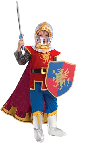 Spooktacular Creations Mittelalterliches Ritter Kostüm Set für Jungen Kinder, Halloween Kostüm für Kinder, Halloween Party Verkleidung Rollenspiel und Cosplay, M (7-9 Jahre). von Spooktacular Creations