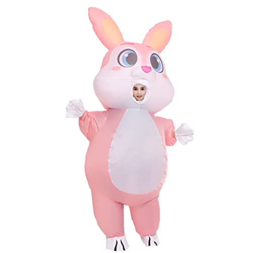 Spooktacular Creations Osterhase Aufblasbares Kostüme für Erwachsene Aufblasbares Osterkostüm mit rosa Häschen Cosplay Aufblasbar Oster Party Spooktacular Creations Osterhase Aufblasbares Kostüme für Erwachsene Aufblasbares Osterkostüm mit rosa Häschen Cosplay Aufblasbar Oster Party von Spooktacular Creations