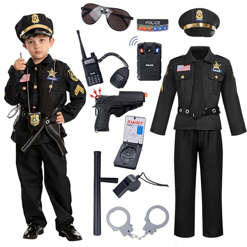 Spooktacular Creations Police Costume for Kids Halloween Cosplay (Large (10-12 yrs)) von Spooktacular Creations