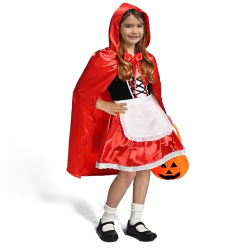 Spooktacular Creations Rotkäppchen-Kostüm, Mädchen-Halloween-Kostüm für Rollenspiele, Fantasiespiele und Halloween-Verkleidung-M Spooktacular Creations Rotkäppchen-Kostüm, Mädchen-Halloween-Kostüm für Rollenspiele, Fantasiespiele und Halloween-Verkleidung-M von Spooktacular Creations