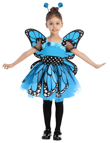 Spooktacular Creations Schmetterlingskostüm für Kinder und Mädchen, Blau Spooktacular Creations Schmetterlingskostüm für Kinder und Mädchen, Blau von Spooktacular Creations