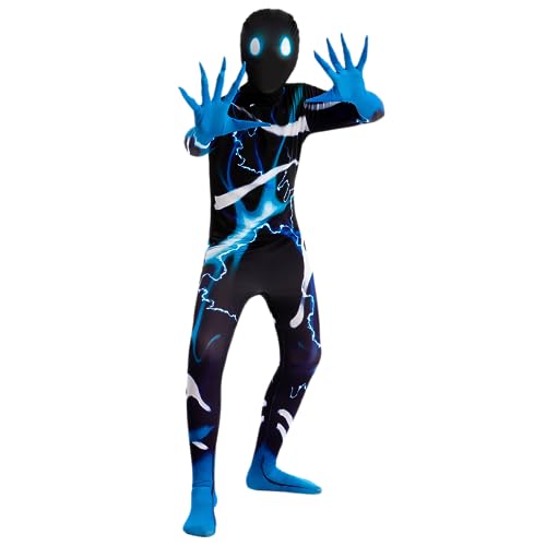 Spooktacular Creations Unisex Zweite Haut Kostüm, Skin Kostüm, Schattenmonster, Jungen Gruseligen Halloween Kostüm für Kinder Bodysuit Skinsuit Jungen Mädchen Halloween Verkleidungsparty Spooktacular Creations Unisex Zweite Haut Kostüm, Skin Kostüm, Schattenmonster, Jungen Gruseligen Halloween Kostüm für Kinder Bodysuit Skinsuit Jungen Mädchen Halloween Verkleidungsparty von Spooktacular Creations