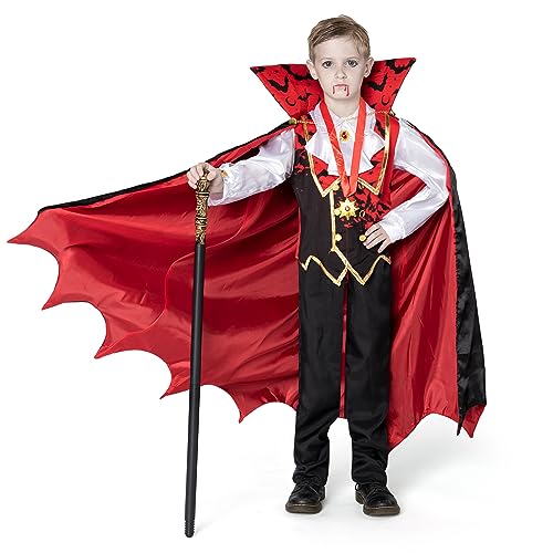 Spooktacular Creations Vampir-Kostüm für Kinder, für Jungen, Rot von Spooktacular Creations