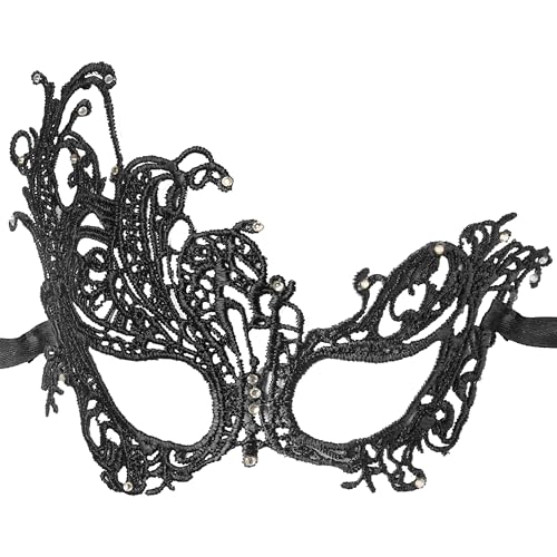 Spooktacular Creations Venezianische Masken für Frauen, Sexy Augenmaske aus Spitze, Spitzemaske für Ballparty Venezianisch Maskerade Kostüm, Karneval von Spooktacular Creations