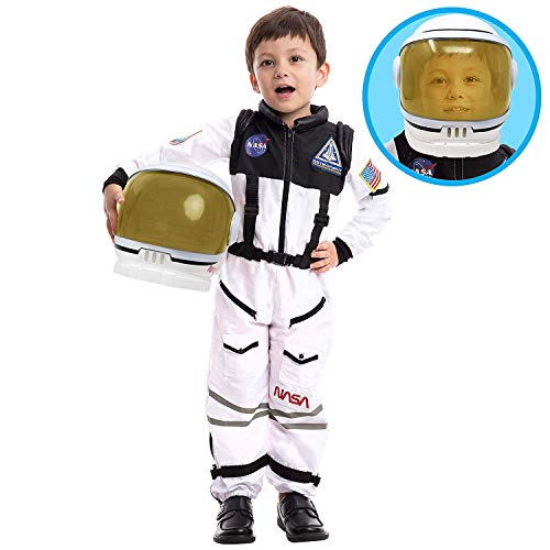 Spooktacular Creations die NASA-Astronauten Pilot kostüm mit Movable visierhelm für Kinder, Jungen, mädchen, Kleinkind-Pretend Raum Rollenspiele verkleiden (XLarge (12-14yr)) von Spooktacular Creations