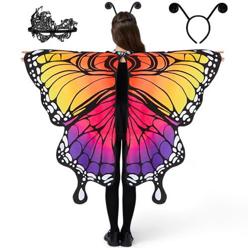 Spooktacular Creations - Schmetterling Kostüm für Mädchen, One Size (36 Monate und älter), Blau Spooktacular Creations - Schmetterling Kostüm für Mädchen, One Size (36 Monate und älter), Blau von Spooktacular Creations