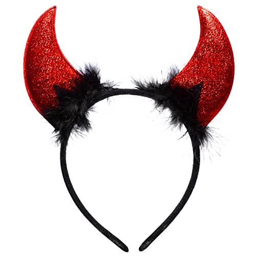 Spooktacular Halloween Teufelshörner Stirnband Dämonenhörner Kopfbedeckung Rote Teufelhörner Roter Teufel Kostüm Zubehör für Kinder Frauen Männer Halloween Kostüm Party, Halloween Party Gefälligkeiten Spooktacular Halloween Teufelshörner Stirnband Dämonenhörner Kopfbedeckung Rote Teufelhörner Roter Teufel Kostüm Zubehör für Kinder Frauen Männer Halloween Kostüm Party, Halloween Party Gefälligkeiten von Spooktacular Creations