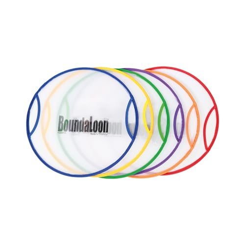 Spordas Handtrampolin-Set BoundaLoons | 6er Set | 2-Griff-Design für Hand-Auge-Koordination | Teamvariante | Metallring mit Netzbespannung Spordas Handtrampolin-Set BoundaLoons | 6er Set | 2-Griff-Design für Hand-Auge-Koordination | Teamvariante | Metallring mit Netzbespannung von Spordas