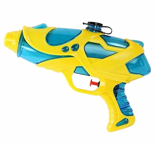 Premium Wasserpistole für Kinder ab 3 Jahren – Strandspielzeug, 5 m Reichweite, 200 ml Tank, robust & sicher – Ideal für Garten, Pool & Urlaub Gelb/Blau von Sport Knight
