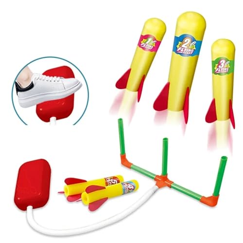 Schaumstoff Raketenwerfer mit Pumpe – Sicheres Spielzeug für Kinder Outdoor-Aktivitäten von Sport Knight