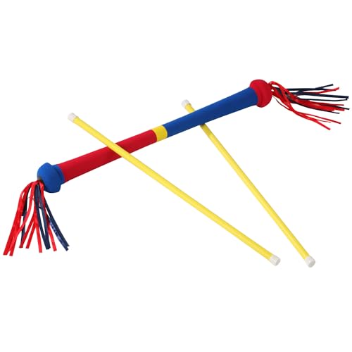 Sport-Thieme Devil-Stick Rubber King | Für Anfänger | Fransen an den Enden | Soft-Grip-Kern | Schlauchüberzogene Handstäbe | Verletzungsschutz von Sport-Thieme