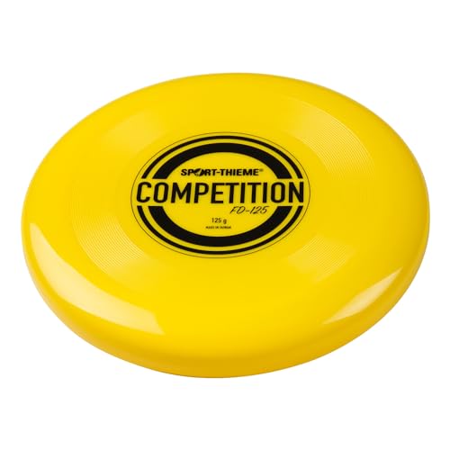 Sport-Thieme Wurfscheibe Competition | Hervorragende Flugeigenschaften | In Blau, Gelb, Grün und Rot | Kunststoff | Verschiedene Ausführungen für Freizeit und Wettkampf von Sport-Thieme