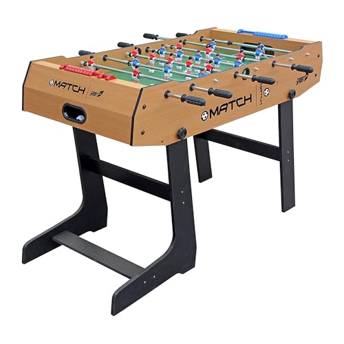 Sport1 Platzsparender Tischfußball, 11 Vs, 11 Teleskopstangen, 121 x 61 x 85 cm, vertikal zusammenklappbar von Sport1