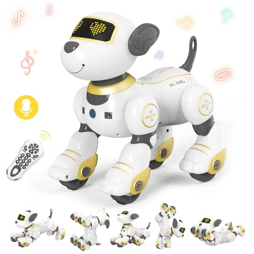 Roboter Hund Kinder Spielzeug für Mädchen Jungen, Intelligenter Ferngesteuerter Hund mit Sing Tanz Programm Anfassen und Folgen Roboterhund für Kinder Alter 3 4 5 6 7 Weihnachten Geburtstag Geschenke von SportBob