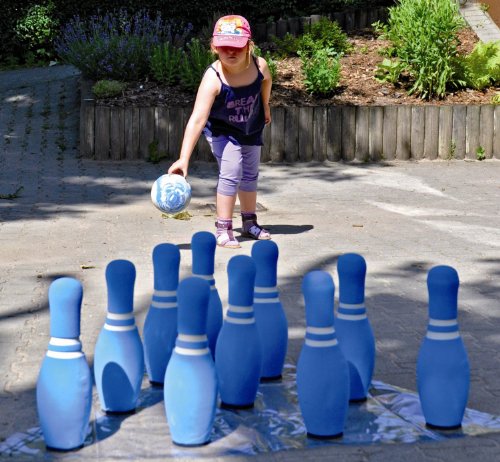 Bowling Kegel Kegelspiel Soft Kegelspiel 12 Set Top Qualität von EDUPLAY