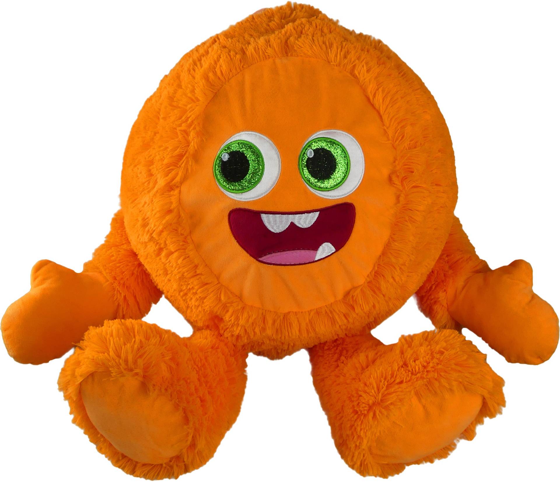 SportMe Fuzzy Monster Spielball 40 cm, Orange von SportMe