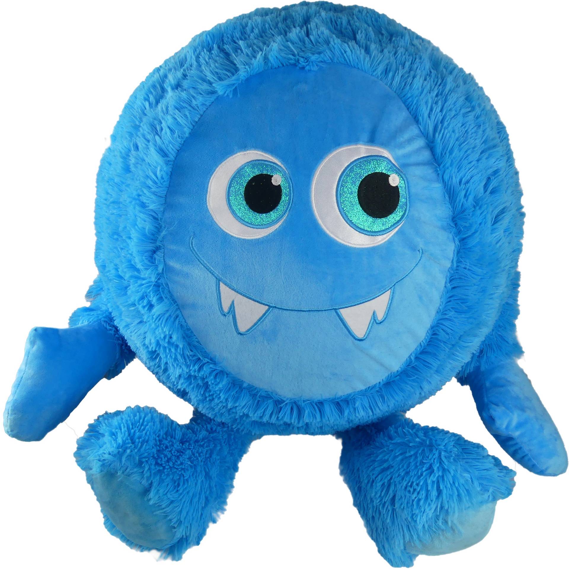 SportMe Fuzzy Monster Spielball 50 cm, Blau von SportMe