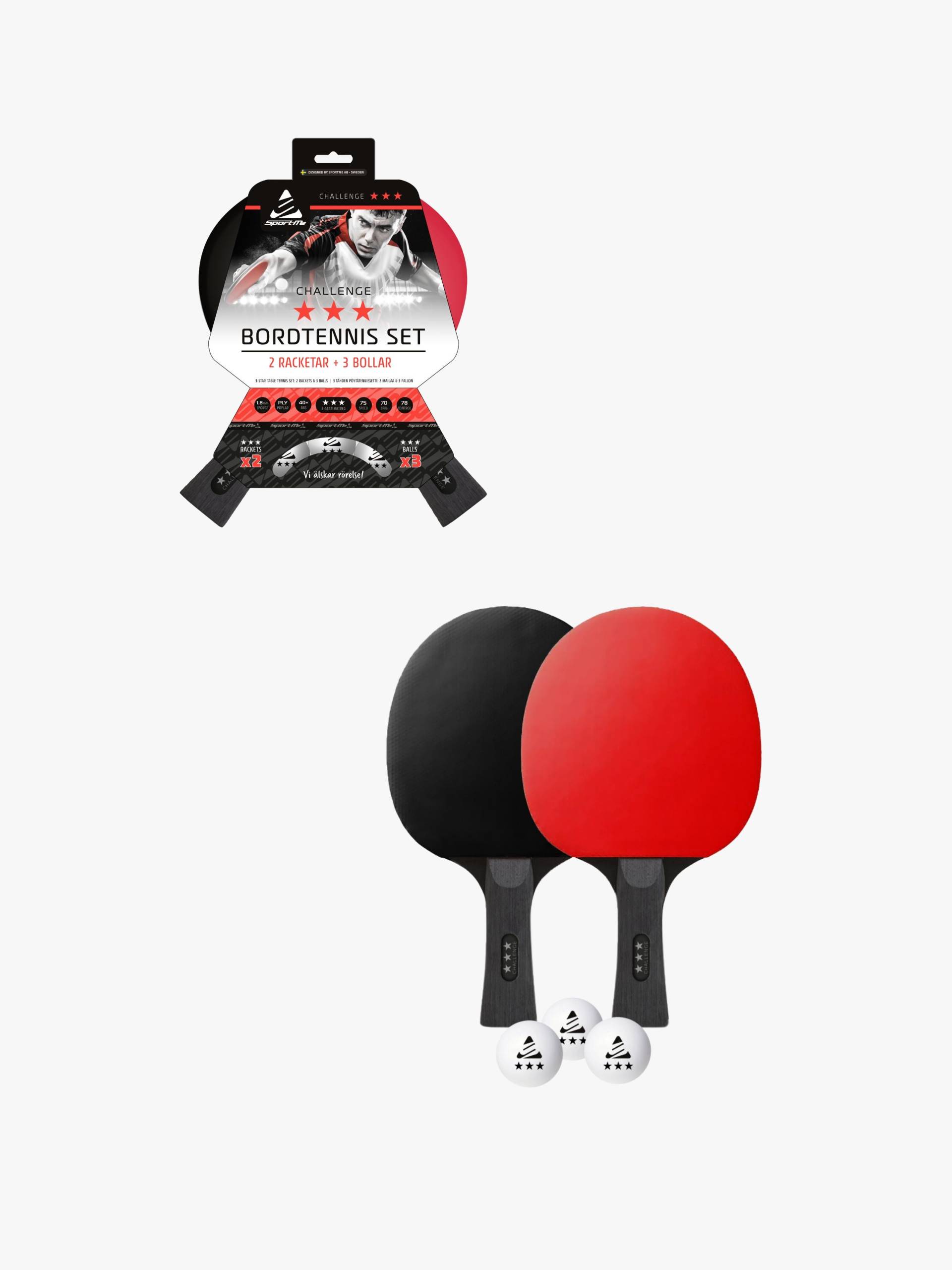 SportMe Tischtennis-Set 3-Sterne Challenge von SportMe