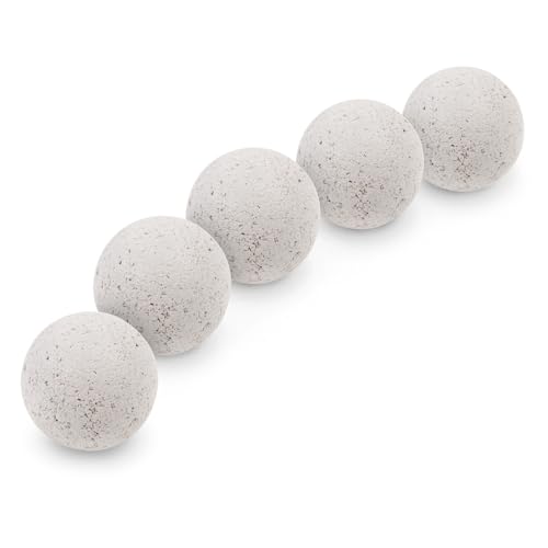 Sportime Kickerbälle Set | Kork Modell | Griffig, leises Spiel, aus Kork | 6 Kickerbälle | Naturbraun | 14 g pro Ball, geräuscharm, nachhaltiges Material von Sportime
